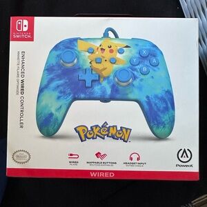 PowerA Pokémon Pikachu Wired Controller for Nintendo Switch - Blue